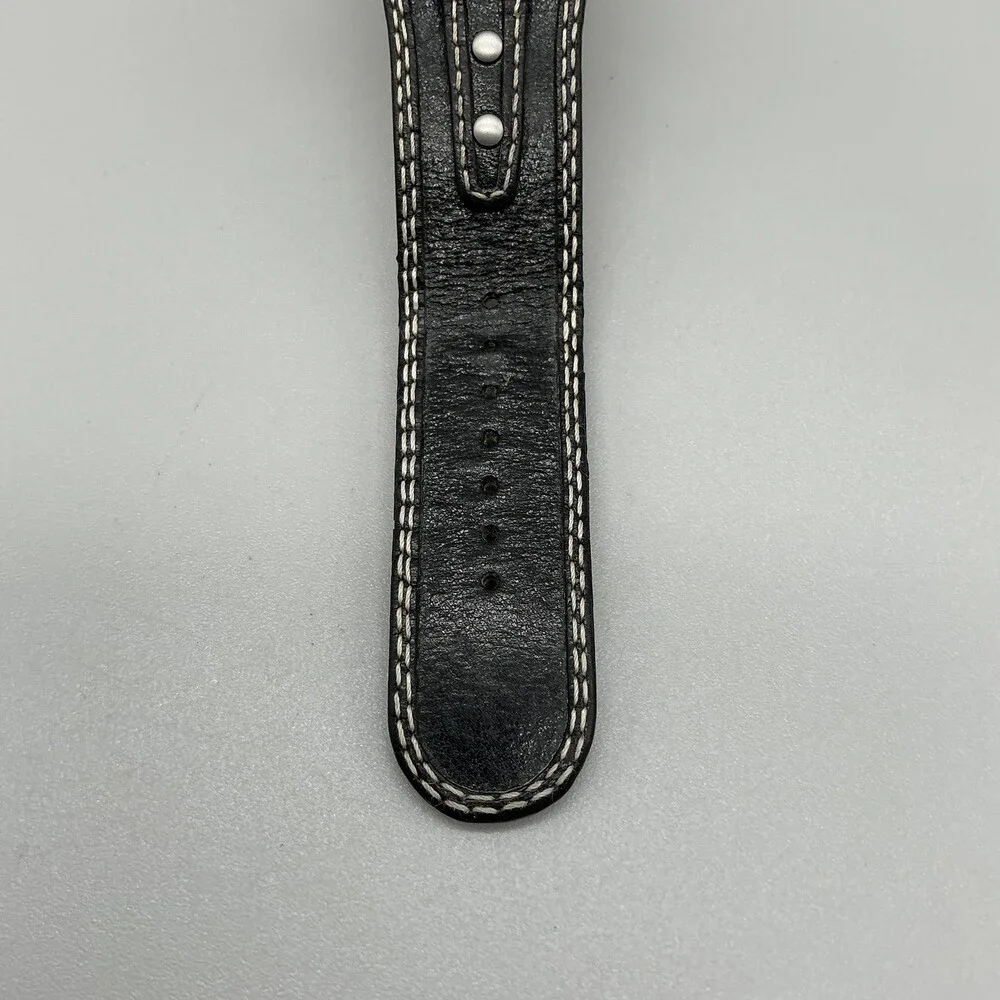 Fossil Big Tic Womens Watch 26mm Star Animation ES-8674 Leather New Battery